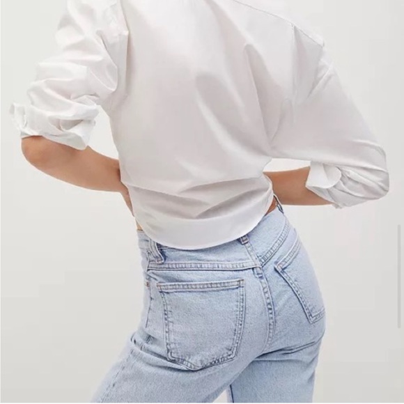 Mango Mom Ankle Jeans Bleach Blue - Picture 5 of 7